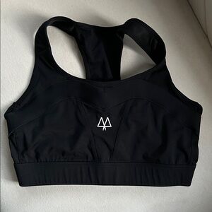 Black Racerback Sports Bra